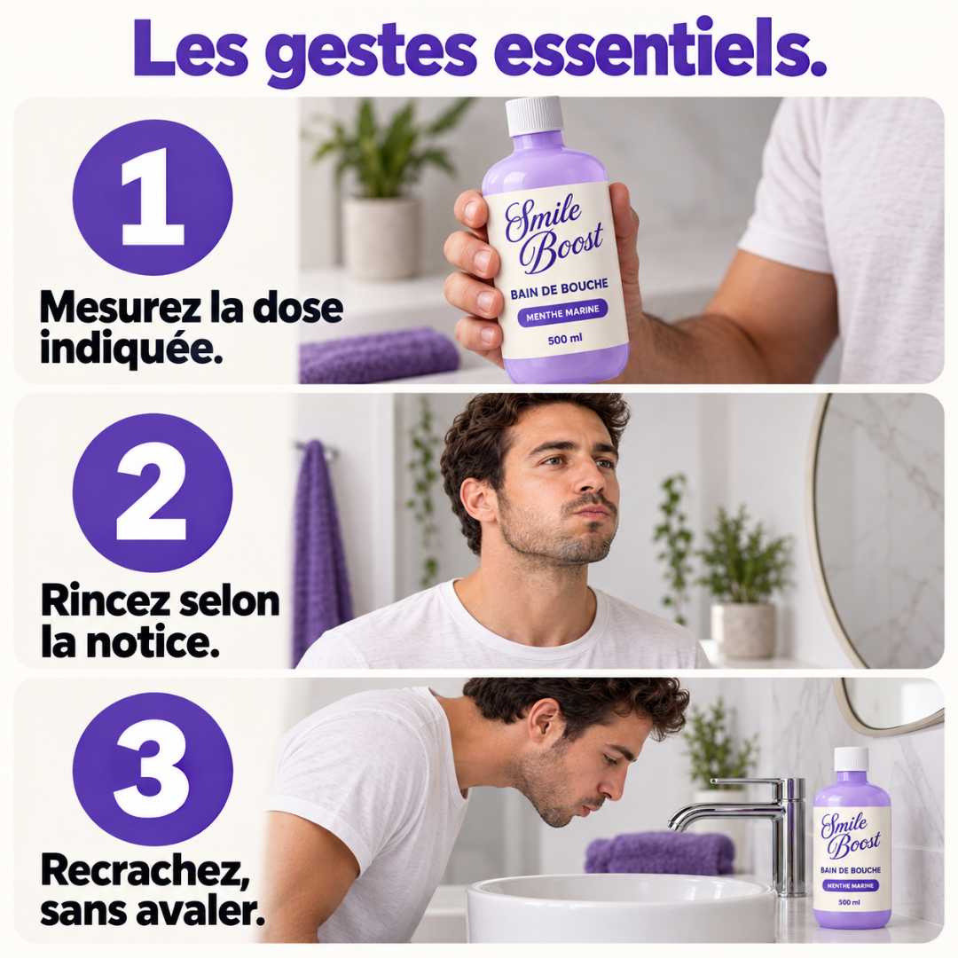 Comment SmileBoost s’intègre à ta routine